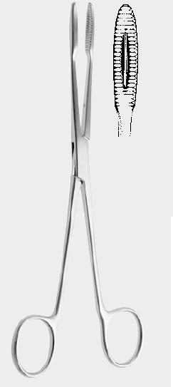 Затискач губчастий ГРОССА – МАЙЄРА (GROSS MAIER) без фіксатора, 26,5 см (cm), прямий. Бренд: Zepf (Зепф).